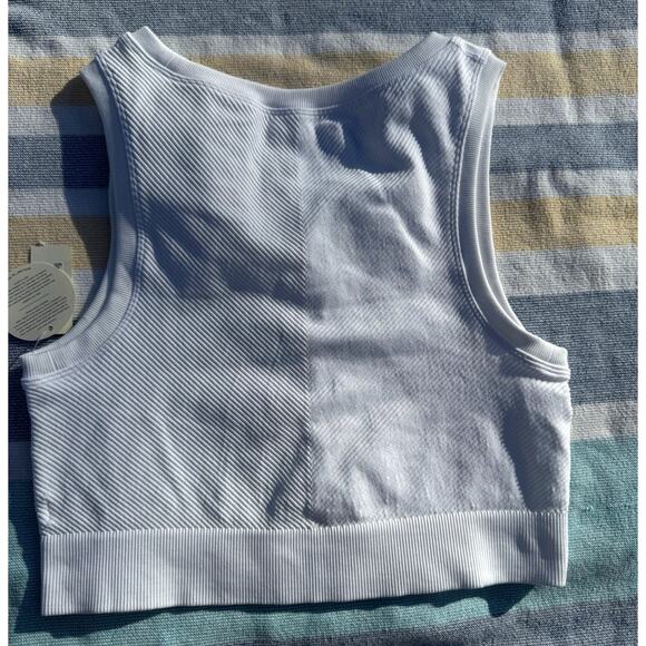 NWT, Offline by Aerie, Ribbed Cropped Tank Top, Sz L - Picture 2 of 6